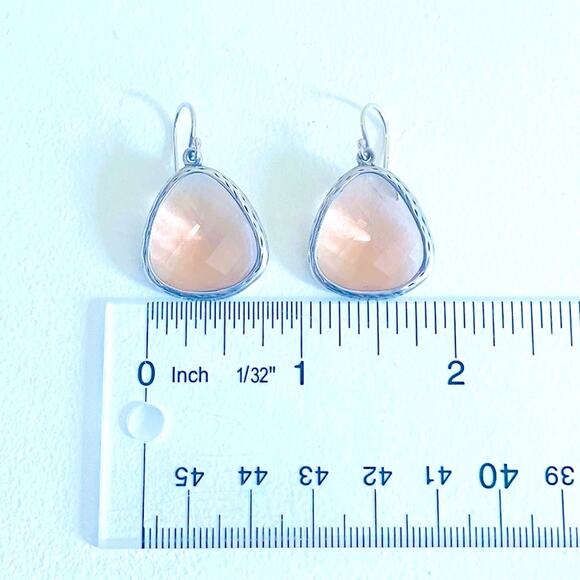 Silpada Ablaze Glass Sterling Silver French Wire Drop Dangle Earrings W2775 - Picture 6 of 6